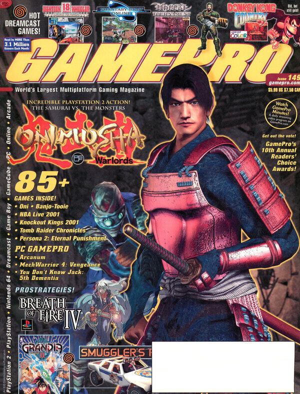 GamePro Issue 149 (February 2001) cover